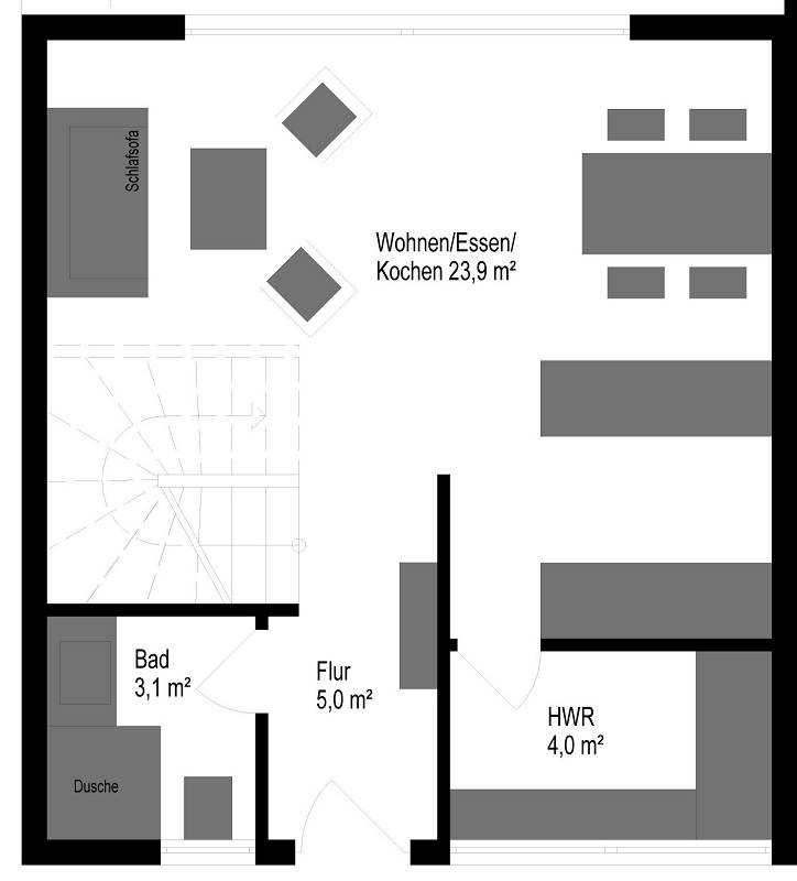 Grundriss Erdgeschoß